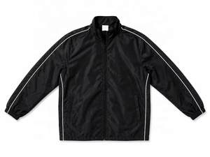 Custom Zipper Up Crinkle Track <b>Pants</b> 2 Piece Set Men With Piping Elastic Cuffs Unisex Nylon Windbreaker Tracksuit For Men - Product Image 1