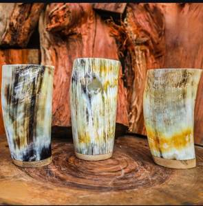 Mug à bière en corne naturelle 2026 de qualité durable, style Viking, personnalisable pour la décoration intérieure, idéal pour la bière et le vin, au meilleur prix - Product Image 4