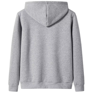 Sweat à capuche zippé personnalisé de haute qualité en molleton de coton pour homme, coupe oversize, épais, avec épaules tombantes - Product Image 3