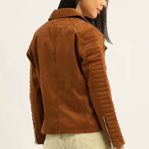 Vestes en cuir pour femmes à prix avantageux, nouvelle collection, veste en cuir personnalisée pour femmes en gros - Product Image 4