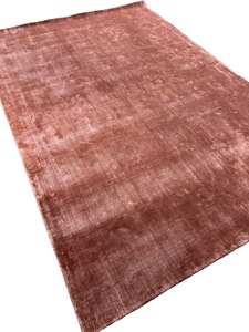 พรมผ้าไหมลายกุหลาบมีฝุ่นพรมปูพื้นเรียบง่ายแบบเรียบง่ายหรูหรา - Product Image 3
