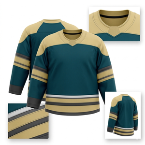 ชุดฮอกกี้น้ำแข็งปักลาย ชุดฮอกกี้น้ำแข็งแบบกำหนดเอง เสื้อฮอกกี้น้ำแข็งสำหรับฝึกซ้อมสำหรับเยาวชน - Product Image 2