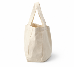 COTTON VOYAGE Custom Foldable 100% Cotton <b>Canvas</b> <b>Mini</b> Tote Bag Pockets Zipper Closure Customized Logo Shoulder Handle BAG - Product Image 4