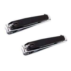 Coupe-ongles portable mini pour bébé, ultra-fin, pliable, à mâchoires larges, avec ouverture rabattable pour la coupe des ongles courbés - Product Image 1