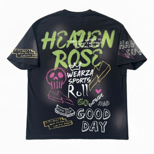 Camiseta de Hombre Oversize 100% Algodón Tejido, con Logotipo Personalizado Impreso, Transpirable, Premium, Estilo Urbano, OEM ODM - Product Image 1