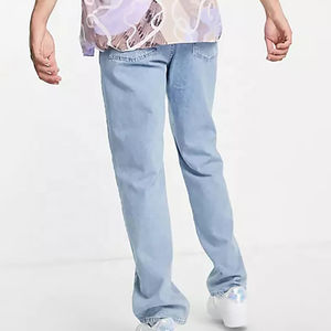 Jeans de Mezclilla Desgastados Impermeables Ecológicos de Invierno de Alta Calidad 100% Algodón con Diseño Personalizado para Hombre con Bolsillos de Cintura Alta - Product Image 2