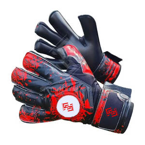 Gants de gardien de but en latex haute performance pour adultes, respirants, légers, antidérapants, avec fermeture auto-agrippante, vente en gros - Product Image 2