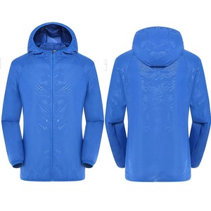 Veste coupe-vent légère à capuche pour homme, imperméable, pour l'été - Product Image 1
