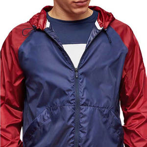 Survêtement unisexe personnalisé OEM, coupe-vent à capuche zippé deux pièces, imprimé réfléchissant pour le jogging - Product Image 4