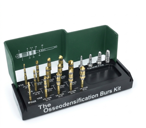 ชุดดอกสว่านผ่าตัดทางทันตกรรม Osse odensification Burs Kit 17 ชิ้น ทำจากสแตนเลสสีเขียว ระดับ Class I ยี่ห้อ optitech healthcar - Product Image 1