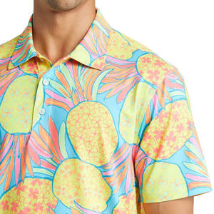 Camiseta Polo de Golf para Hombre 2026 OEM de la Mejor Calidad, con Logotipo Personalizado, Poliéster y Spandex, Impresión por Sublimación - Product Image 4