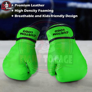 Guantes de Boxeo de Piel Sintética de Alta Calidad para Adultos, Diseño Moderno, Personalizados, para Niños, 16 oz, para Artes Marciales - Product Image 2