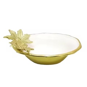 Handmade Aluminum Metal Fruit Bowl for Home Restaurant Wedding Use-Eco-Friendly Durable Fruit Display Bowl Factory Price - Product Image 1