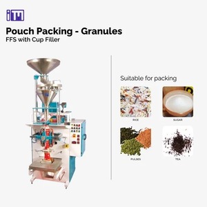 Machine d'emballage de céréales avec remplisseur à vis sans fin et écran tactile PLC pour l'emballage en sachet oreiller - Product Image 6