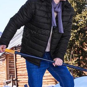 Classic Men Puffer <b>Jacket</b> Lightweight <b>Packable</b> Warm Winter Outerwear Comfortable Daily Wear - Product Image 6