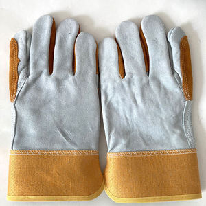Gants de soudage en cuir GLOWING NEON INDUSTRY Gn250 doublés de Kevlar, avec pouce droit, résistants aux éclaboussures de métal fondu, type B, pour usage TIG - Product Image 4