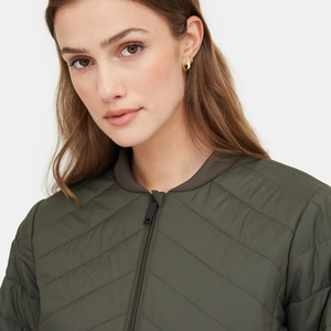 Modern Design <b>Women</b> Bomber <b>Jacket</b> Customizable Quilted Zip Outerwear Fashion Apparel For Branding Support And Wholesale - Product Image 6