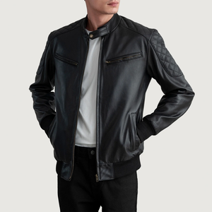 Nouvelle veste en cuir pour homme de qualité supérieure, personnalisée, élégante, best-seller, résistante au vent et respirante, en vente - Product Image 1