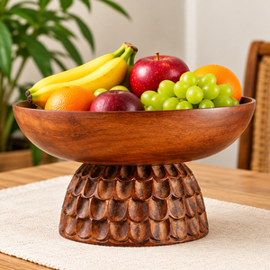 Kitchenware Wood Fruits <b>dough</b> <b>Bowl</b> High Quality Handmade Wood Fruits Food <b>Bowl</b> - Product Image 6