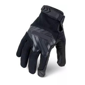 All Sizes Solid Color Non-Slip Unisex Winter Leather Full Finger Touchscreen <b>Driving</b> <b>Gloves</b> Palm Protection Hook Loop Racing - Product Image 4