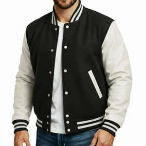 Chaqueta Letterman de Diseño Personalizado para Uso Casual, Nueva Moda 2026, Chaqueta Universitaria Letterman para Chicos - Product Image 1
