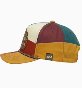 Casquette Snapback Premium Color Block avec Logo Brodé Unisexe Style Urbain Réglable 6 Panneaux Design Tendance pour le Quotidien - Product Image 2