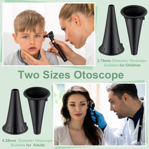 Spéculums d'otoscope universels jetables, couvre-otoscope en plastique, embouts de spéculums d'otoscope, spéculums auriculaires pour adultes et enfants - Product Image 5