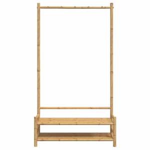 Appendiabiti Compatto in Bambù Naturale da Appendere Sopra la Porta - Product Image 5