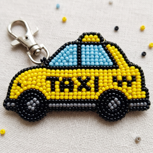 Colorful Seed Beads Beaded <b>Keychain</b> Embroidery Bag Decoration Stylish Seed Beads Embroidery <b>Keychain</b> Handmade <b>Custom</b> Charm - Product Image 5