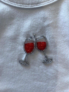 Top en perles fait main de haute qualité, camisole de soirée luxueuse pour femme à prix avantageux - Product Image 5