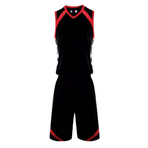 Unisex Basketball Uniform Set Sleeveless V-Neck Gradient Color Moisture Wicking <b>Athletic</b> Fit All Seasons Sublimated Print Front - Product Image 1