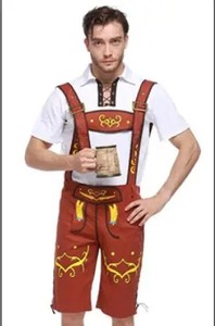 Shorts Bermuda en Lederhosen Verts pour Hommes, Brodés, Taille Haute, Décontractés, Tissés – Meilleures Ventes - Product Image 5