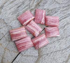 Rodocrosita Natural, Forma Rectangular, Cabujón, Parte Posterior Plana, Calibrada, Gema Suelta para Joyería - Product Image 5