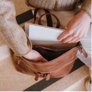 Sac fourre-tout en cuir de luxe pour femme, élégant sac à main de bureau, sac fourre-tout pour femme avec poche intérieure zippée, sac à bandoulière - Product Image 2