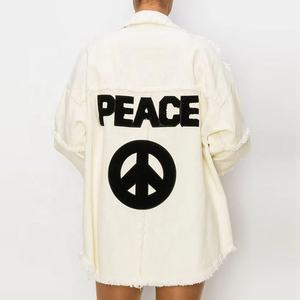Chaqueta Vaquera Desgastada de Manga Larga OEM 2026, Nueva Colección, Colorida, Estilo Cowboy, Top Corto para Mujer, Abrigos de Moda Femenina - Product Image 5