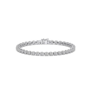 Pulsera de Diamantes Cultivados en Laboratorio CVD, Oro de 14K y 18K, Corte Redondo VVS, Joyería de Lujo para Mujer, Venta al por Mayor - Product Image 1