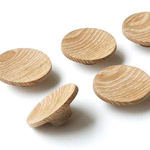 Perillas de Madera Natural Hechas a Mano para Gabinetes y Cajones, Accesorios para Muebles con Acabado Natural para Decoración del Hogar - Product Image 4