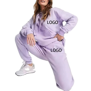 Conjunto Deportivo Personalizado con Sudadera y Pantalones Deportivos Transpirables Color Lavanda, Nuevo Estilo con Logotipo Personalizado, Hecho en Pakistán - Product Image 1