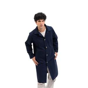 Abrigo de Invierno para Hombre, Estilo Gabardina Larga, 100% Poliéster Ecológico, Estampado 3D - Product Image 4