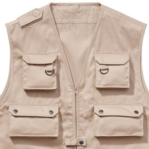 Gilet de chasse softshell pour homme, coupe-vent, respirant, sans manches, léger, extensible dans 4 directions, PENTO INDUSTRY, printemps - Product Image 4