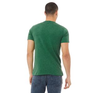 Bella Canvas Heather Green Grace Camiseta con cuello en V Color sólido Transpirable Unisex Jersey Camiseta de manga corta con cuello en V-3005 - Product Image 3