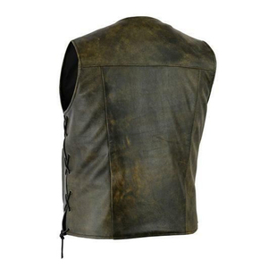 Nuevo Chaleco de Cuero para Hombre, Talla Adulto, a la Moda, para Invierno, Servicio OEM, Fabricación de Alta Calidad, Chaleco de Cuero Profesional para Hombre - Product Image 2