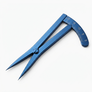 OPTITECH HEALTHCARE Jauge d'angle chirurgicale manuelle autobloquante en acier inoxydable, certifiée ISO Classe I, 20 mm, ensemble d'instruments pour les yeux - Product Image 2