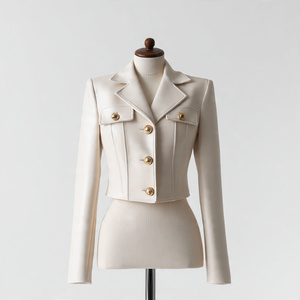 Veste en cuir de style Genz de haute qualité, très élégante et cool - Product Image 3