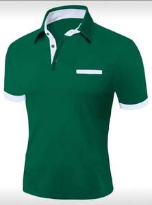 Polo de Diseño Sólido y Resistente para Hombre, Colección de Verano, Polo Básico Importado, Polo Liso en Tallas Grandes, Venta al Por Mayor - Product Image 2
