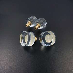 Poignée de tiroir vintage en laiton avec bouton en acrylique, poignée de porte décorative pour intérieur de centre commercial, qualité admirable, vente chaude - Product Image 4