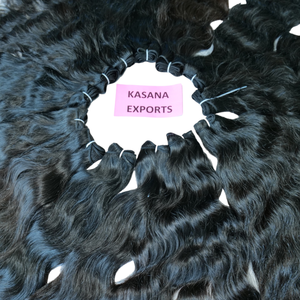 Fabricación sin procesar cutícula alineada seda vietnamita procesamiento ninguno venta al por mayor extensiones de cabello humano de templo virgen de onda profunda - Product Image 3