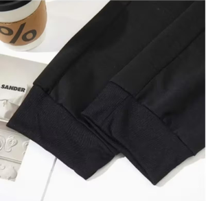 Mens Summer Casual Solid ODM 2pcs Sportswear Set Comfortable Breathable Knitted Fabric Stylish Classic Crew Neck T-Shirt - Product Image 5