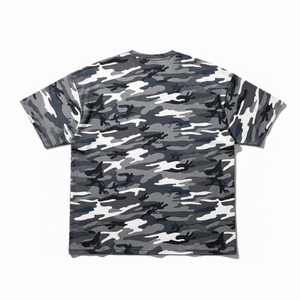 T-shirt Homme Grande Taille Oversize Personnalisé Streetwear Coton Épais Délavé à l'Acide Coupe Boxy Vintage - Product Image 3