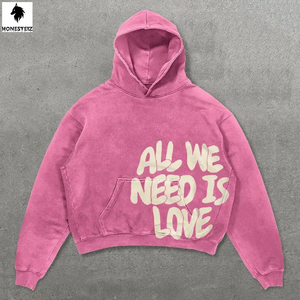 เสื้อฮู้ดดี้ผู้ชายผ้าฝ้าย 100% น้ำหนักเบา ระบายอากาศได้ดี แห้งเร็ว คุณภาพสูง ออกแบบเองได้ ลายเรียบ สีพื้น - Product Image 2